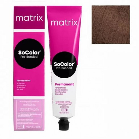 Крем-краска для волос SoColor Pre-Bonded Matrix 7N 90мл